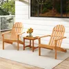 Chaise Adirondack COSTWAY en bois, chaise Adirondack en Voir les images du produit 2