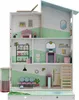 Playtive Puppenvilla Kinder Puppenhaus 3 Etagen 13-teilig Produktbild-Vorschau 4