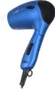 A blue Clatronic travel hair dryer is shown against a white background. Anteprima dell’immagine prodotto