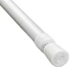 A white adjustable telescopic rod against a white background. Produktbild-Vorschau