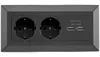 ChiliTec 2-drożny blok gniazd + 2x USB czarny 250V AC / 16A Podgląd zdjęcia produktu 7