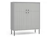AX LIVING Kommode Grau Irelis 105,4 cm Schwarz Details Produktbild-Vorschau 1