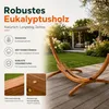 Silecomplaza, buitenhangmatstandaard, hout, eucalyptus Productafbeelding-voorbeeld 3