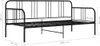 Divano letto struttura letto in metallo nero 90x200 cm Anteprima dell’immagine prodotto 8