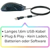 Schwaiger USB Gaming Maus RGB LED Beleuchtet Gamer Mouse 6 Produktbild-Vorschau 6