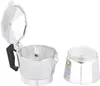 Espressokocher Mokka Premium Espresso Aluminium groß grau Produktbild-Vorschau 3
