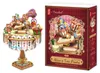 Puzzle 3D, Scatolina musicale Alice's Tea Party, legno, Anteprima dell’immagine prodotto 8