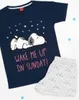 Snoopy - dámské pyžamo s kraťasy NS6612 (M) (námořnická Náhled obrázku produktu 4