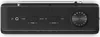 A top-down view of a black portable radio. Voir les images du produit