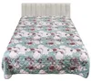 Tagesdecke Überwurf Bettüberwurf 220x240 Rosa Bordeaux Grün Produktbild-Vorschau 3