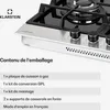 Klarstein Plaque de Cuisson Gaz 3 Feux, Table de Cuisson à Voir les images du produit 6