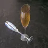 Intirilife 6x Champagner Glas mit moderner Kante und Produktbild-Vorschau 5