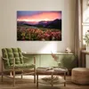 MuchoWow® Poster Blumen - Berge - Landschaft - Nacht - Produktbild-Vorschau 3