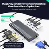 Siltcon® 13 in 1 USB C Hub - Docking Station Laptop - 2x Productafbeelding-voorbeeld 2