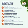 CASARIA® 2er Set Bierzeltgarnitur mit Lehne 170 cm Klappbar Produktbild-Vorschau 8