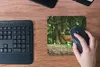 MuchoWow® Mauspad Mousepad Rotwild - Wald - Tier 20x20 cm - Produktbild-Vorschau 4