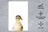 MuchoWow® Mauspad Mousepad Ente - Gelb - Tiere - Natur Produktbild-Vorschau 2