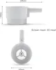 Product dimensions and a close-up view of a sieve. Produktbild-Vorschau