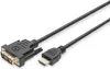 DIGITUS HDMI Adapterkabel HDMI-A - DVI schwarz 2,0 m Produktbild-Vorschau 4