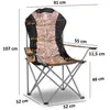 CampFeuer Campingstuhl Faltbar, Camouflage, Anglerstuhl mit Produktbild-Vorschau 2