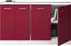 Dachschrägenschrank-Set Vicco Rion Rot Hochglanz 2er Set, Produktbild-Vorschau 8