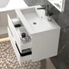 80 cm Badmöbel-Set Unterschrank mit Rechteckiges Produktbild-Vorschau 3