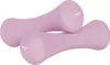 Rebel RBA-2329-2 Manubri in ghisa e neoprene 2×2 kg, rosa Anteprima dell’immagine prodotto 1