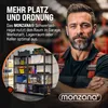 MONZANA® Schwerlastregal 180x90x40cm Befestigungsmaterial Produktbild-Vorschau 7