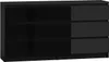 Roe Furniture | Kommode - 6 Schubladen - 140 cm - Schwarz Produktbild-Vorschau 1