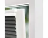SOLUNA Faltplissee verdunkelnd ohne Bohren schwarz 45x130 Produktbild-Vorschau 2