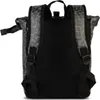 The back view of a backpack with a leopard print. Produktbild-Vorschau