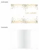 10 Klapp-Einladungskarten Punkte Gold inkl. 10 weißen Produktbild-Vorschau 3
