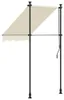 Tenda da sole retrattile crema 100x150 cm in tessuto e Anteprima dell’immagine prodotto 4
