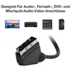 SCART auf 3RCA AV Kabel 21 Pin, 1,5 m, mit Produktbild-Vorschau 4