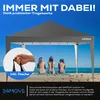 24MOVE® Pavillon Santos 3x3m Pop-Up UV-Schutz 50+ Produktbild-Vorschau 7