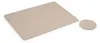 Platzdeckchen-Set 6-tlg. Kunstleder grau/beige 30x43 cm Productafbeelding-voorbeeld
