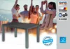 People are having a party around a table outdoors. Produktbild-Vorschau