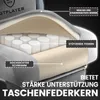 LUCKRACER Herní židle s podnožkou Ergonomická kancelářská Náhled obrázku produktu 5