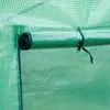 A close-up view of a rolled-up greenhouse cover, secured with a black tie. Podgląd zdjęcia produktu