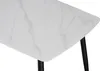 Esstisch 140 x 80 cm Milano, weiß Matte Keramikplatte, Produktbild-Vorschau 3