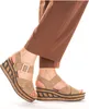 Rieker Damen-Wedges-Sandalette mit Keilabsatz Beige-Braun, Produktbild-Vorschau 11