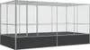 vidaXL Voliere mit Erweiterung Silber 418 x 207 x 212 cm Produktbild-Vorschau 1