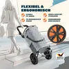 MONZANA® 3in1 Einkaufstrolley 56L bis 50 kg klappbar Produktbild-Vorschau 3