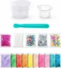 Slime Mix in Kit 10er Set DIY Rainbow / Metallic Produktbild-Vorschau 3