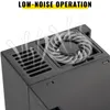 Close-up of a black electronic device with a fan and ventilation slots, showing airflow. Anteprima dell’immagine prodotto