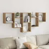 vidaXL Wandregal Artisan-Eiche 159x18x66 cm Holzwerkstoff Produktbild-Vorschau 2