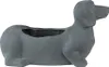 Clayre & Eef Doniczka do wnętrz Pies 30x12x16 cm Szary Podgląd zdjęcia produktu 1