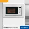 Exquisit Einbau-Mikrowelle EMW 20.1 G | Grill | max. 1000 W Produktbild-Vorschau 5