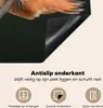 KitchenYeah© Herdabdeckplatte Kolibri - Federn - Schwarz , Produktbild-Vorschau 4