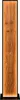 A tall, narrow floor lamp with a wooden texture is shown against a white background. Náhľad obrázku produktu
